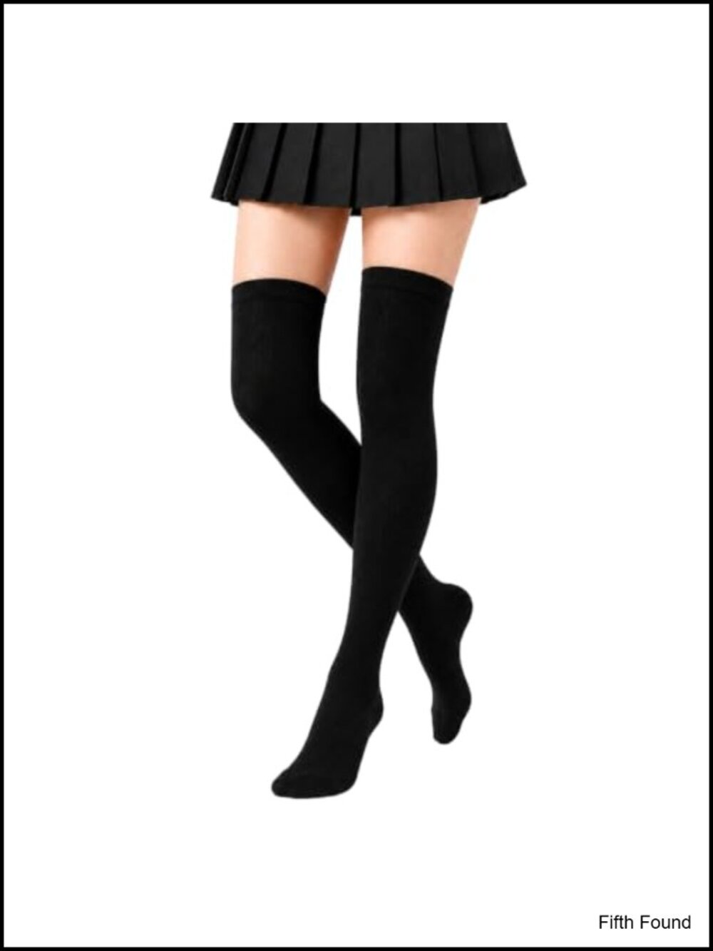 Over Knee Striped Thigh High Socks Polyester Nylon Cosplay Costume Hosiery